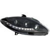 Jeu de Phares DRLLook pour Seat LeonAlteaToledo 20052009  Noir