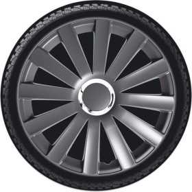 Ensemble denjoliveurs de roue 4 pièces Spyder 16 pouces Gunmetal an...