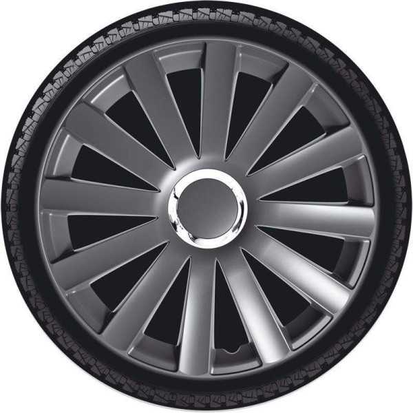 Ensemble denjoliveurs de roue 4 pièces Spyder 16 pouces Gunmetal an...