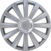 Ensemble denjoliveurs de roue 4 pièces Spyder 15 pouces argent  anneau chromé