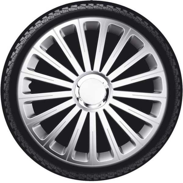 Ensemble denjoliveurs de roue 4 pièces Radical 13 pouces argent ann...