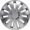 Ensemble denjoliveurs de roue 4 pièces Silverstone Pro 16 pouces argent  anneau chromé