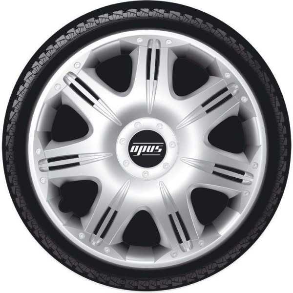 Jeu denjoliveurs 4 pièces Opus 15 pouces Argent | AutoStyle | Enjol...