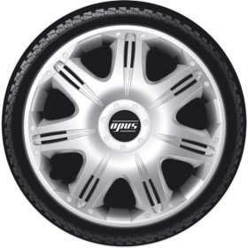 Ensemble denjoliveurs de roue 4 pièces Opus 14 pouces Argent | Auto...