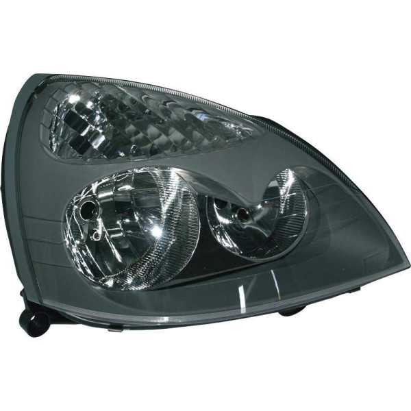 Jeu de phares adaptables pour Renault Clio II Facelift 20012005  NoirClair