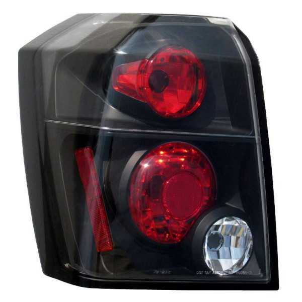 Jeu de feux arrière pour Dodge Caliber 2006  Noir hors phare antibrouillard