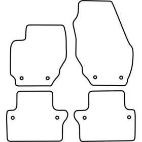 Tapis de voiture adaptés pour Volvo V70 XC70 2008 | AutoStyle | Tap...