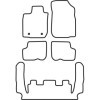 Tapis de voiture adaptés pour Dacia Logan MCV 20052013 7 personnes ...