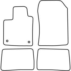 Tapis de voiture adaptés pour Renault Twingo 20072013 | AutoStyle |...