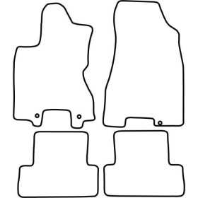 Tapis de voiture adaptés pour Nissan XTrail 20072013 | AutoStyle | ...