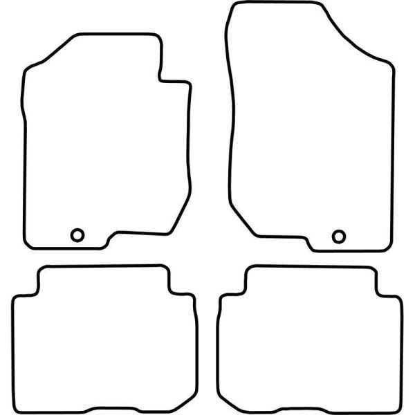 Tapis de voiture adaptés pour Kia Carens 20062011 5 personnes | Aut...