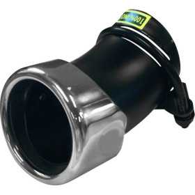 Embout déchappement en acier inoxydable  rond 76mm  réglable  raccord 4555mm