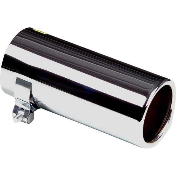 Embout déchappement en acier inoxydable  rond 76mm  longueur 170mm  raccord 5060mm