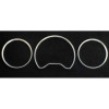 Anneaux en plastique pour Mercedes W210 9699 chrome 3pcs