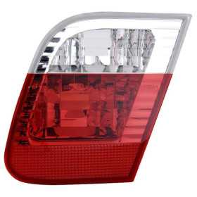 Jeu de feux arrière intérieurs valve pour BMW Série 3 E46 Berline 20022005  BlancRouge