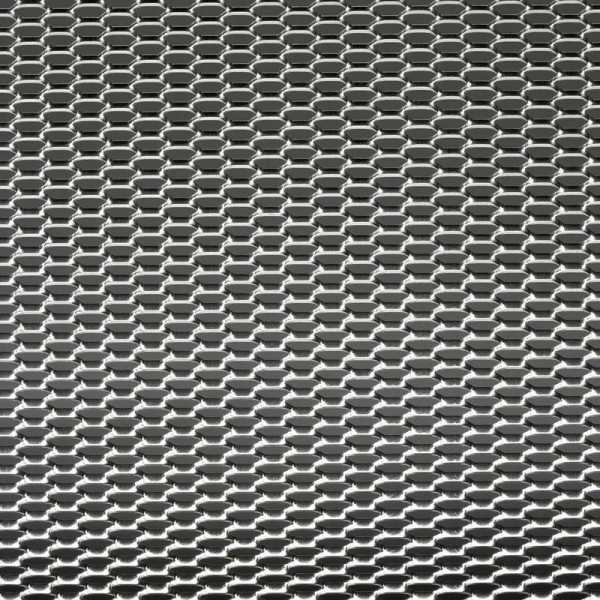 Maille racing aluminium  nid dabeille 12x6mm  125x25cm