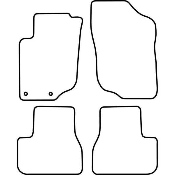 Tapis de voiture pour Peugeot 207 2006 sauf CC | AutoStyle | Tapis ...