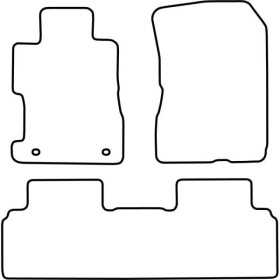 Tapis de voiture adaptés pour Honda Civic Hybrid 2006 | AutoStyle |...