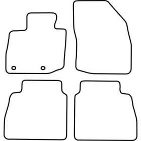 Tapis de voiture adaptés pour Honda Civic 35 portes 20052012 | Auto...