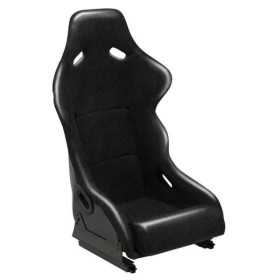 Siège sport BS1  Cuir synthétique noir  Dossier fixe en polyester