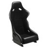 Siège sport BS1  Cuir synthétique noir  Dossier fixe en polyester