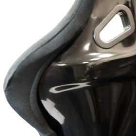 Siège sport BS1 Noir Dossier fixe en polyester | AutoStyle | Siège ...