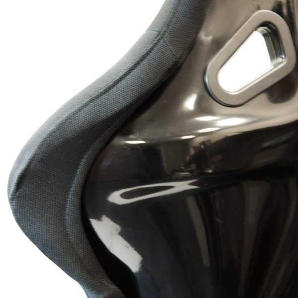 Siège sport BS1 Noir Dossier fixe en polyester | AutoStyle | Siège ...