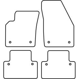 Tapis de voiture adaptés pour Volvo S40V50 20042011 | AutoStyle | T...