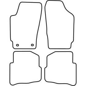 Tapis de voiture adaptés pour Volkswagen Fox 20052007 | AutoStyle |...