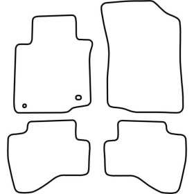 Tapis de voiture adaptés pour Toyota Aygo 20052010 | AutoStyle | Ta...