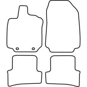 Tapis de voiture adaptés pour Renault Clio 20052012 | AutoStyle | T...