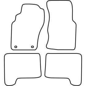 Tapis de voiture adaptés pour Nissan Pathfinder 20002005 | AutoStyl...