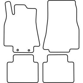 Tapis de voiture adaptés pour Mercedes Classe B 20052012 | AutoStyl...