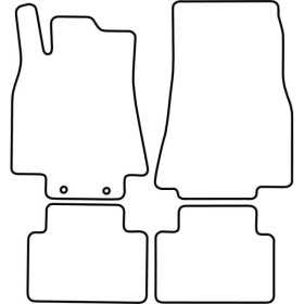 Tapis de voiture adaptés pour Mercedes Classe A 20042012 | AutoStyl...