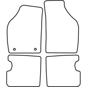 Tapis de voiture adaptés pour Lancia Ypsilon 20032011 | AutoStyle |...
