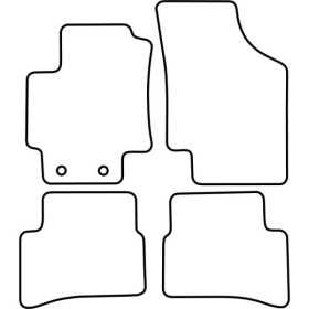 Tapis de voiture adaptés pour Kia Rio 20052011 | AutoStyle | Tapis ...