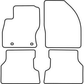 Tapis de voiture adaptés pour Ford Focus 20042008 | AutoStyle | Tap...