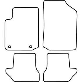 Tapis de voiture adaptés pour Citroen C3 Puriel 2005 | AutoStyle | ...