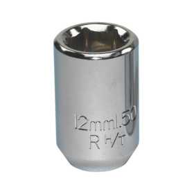 Ecrou de roue M12x1.50  HEX à six pans creux  Conique  Longueur 30mm