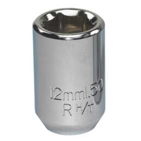 Ecrou de roue M12x1.25 HEX douille hexagonale Conique Longueur 38mm...