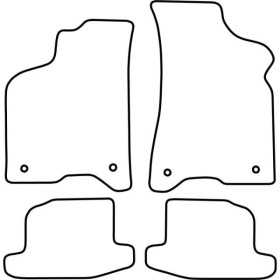 Tapis de voiture pour Volkswagen Lupo 2004 hors 3L | AutoStyle | Ta...