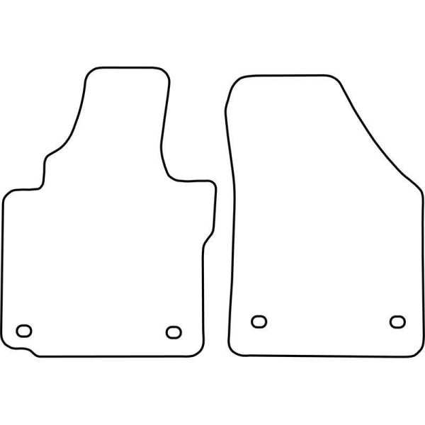 Tapis de voiture adaptés pour Volkswagen Caddy 20042007 uniquement ...