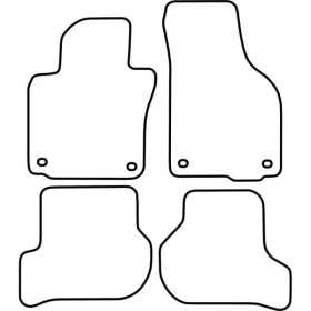 Tapis de voiture adaptés pour Volkswagen Golf V 20032007 | AutoStyl...