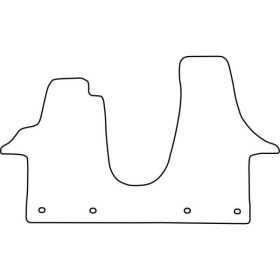 Tapis de voiture adaptés pour Volkswagen Transporter T5 20032015 T6...