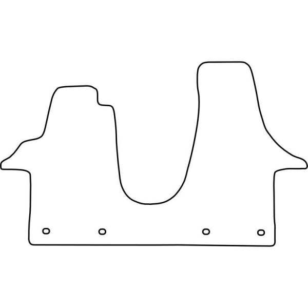 Tapis de voiture adaptés pour Volkswagen Transporter T5 20032015 T6...
