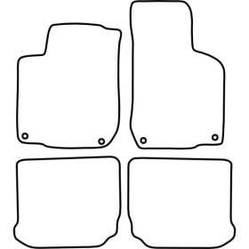 Tapis de voiture adaptés pour Volkswagen Beetle 19982011 | AutoStyl...