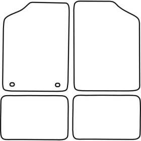 Tapis de voiture pour Volkswagen Golf III Cabrio 19921998 Golf IV C...