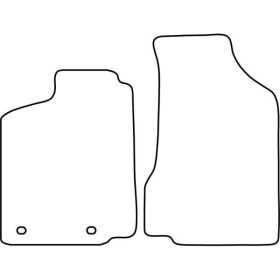 Tapis de voiture adaptés pour Volkswagen Caddy 19962004 | AutoStyle...