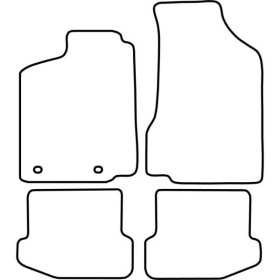 Tapis de voiture adaptés pour Volkswagen Polo 6N 19941999 | AutoSty...