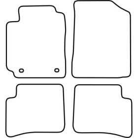 Tapis de voiture adaptés pour Toyota Yaris 5 portes 20032006 | Auto...